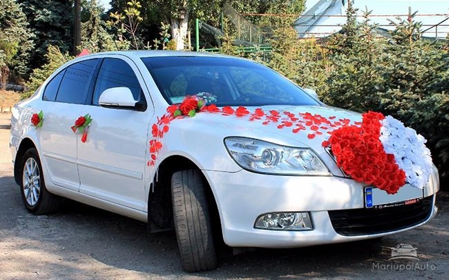 Аренда Skoda Octavia на свадьбу Мариуполь