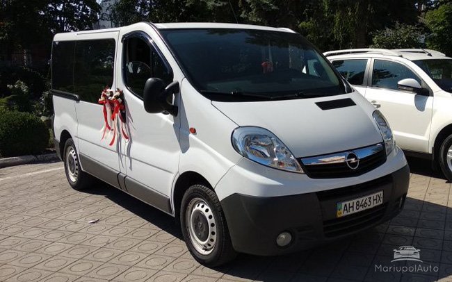 Аренда Микроавтобус Opel Vivaro на свадьбу Мариуполь