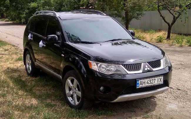 Аренда Mitsubishi Outlander на свадьбу Мариуполь